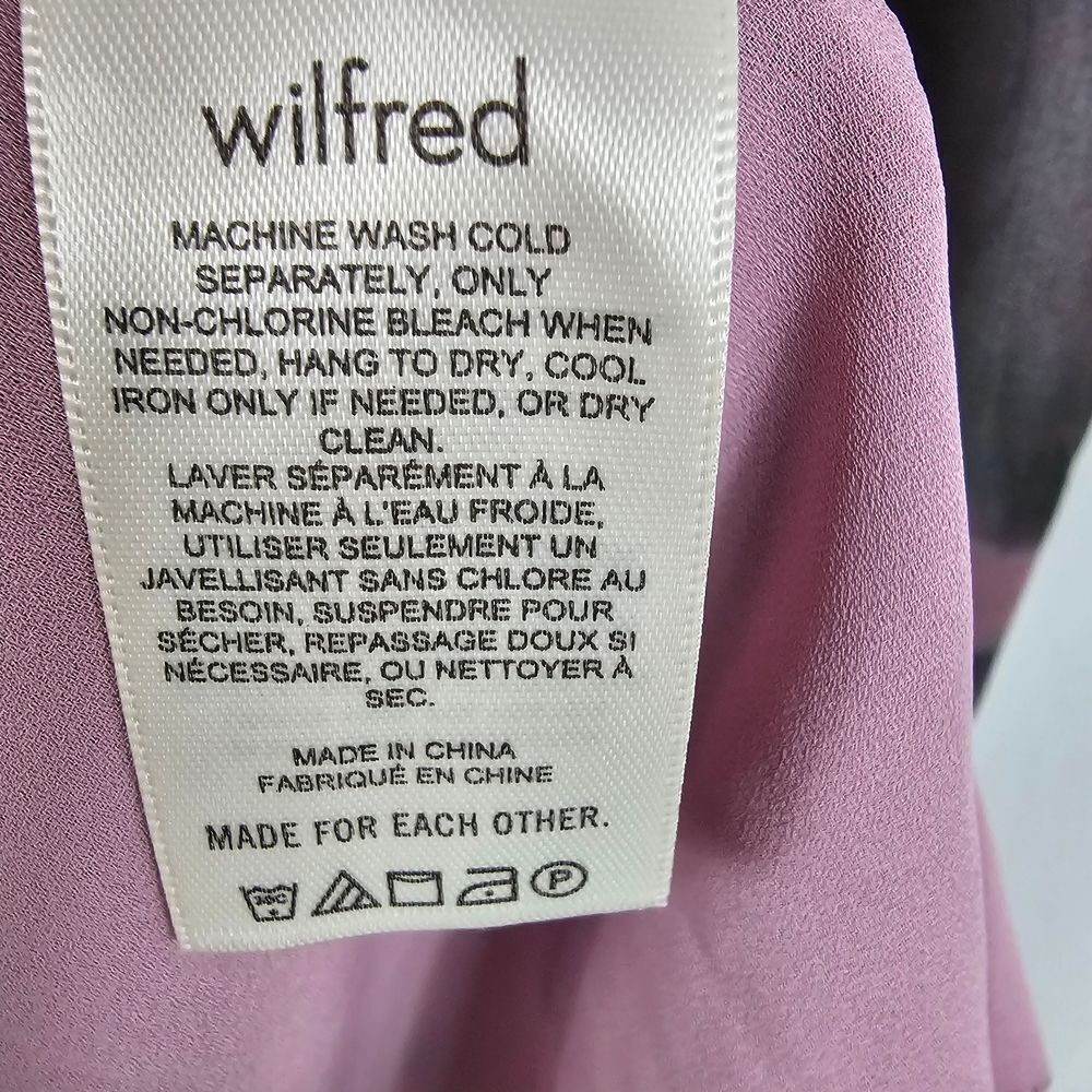 Aritzia Wilfred Tempest Mini Dress in Light Foxfire - Size M - Picture 8 of 9